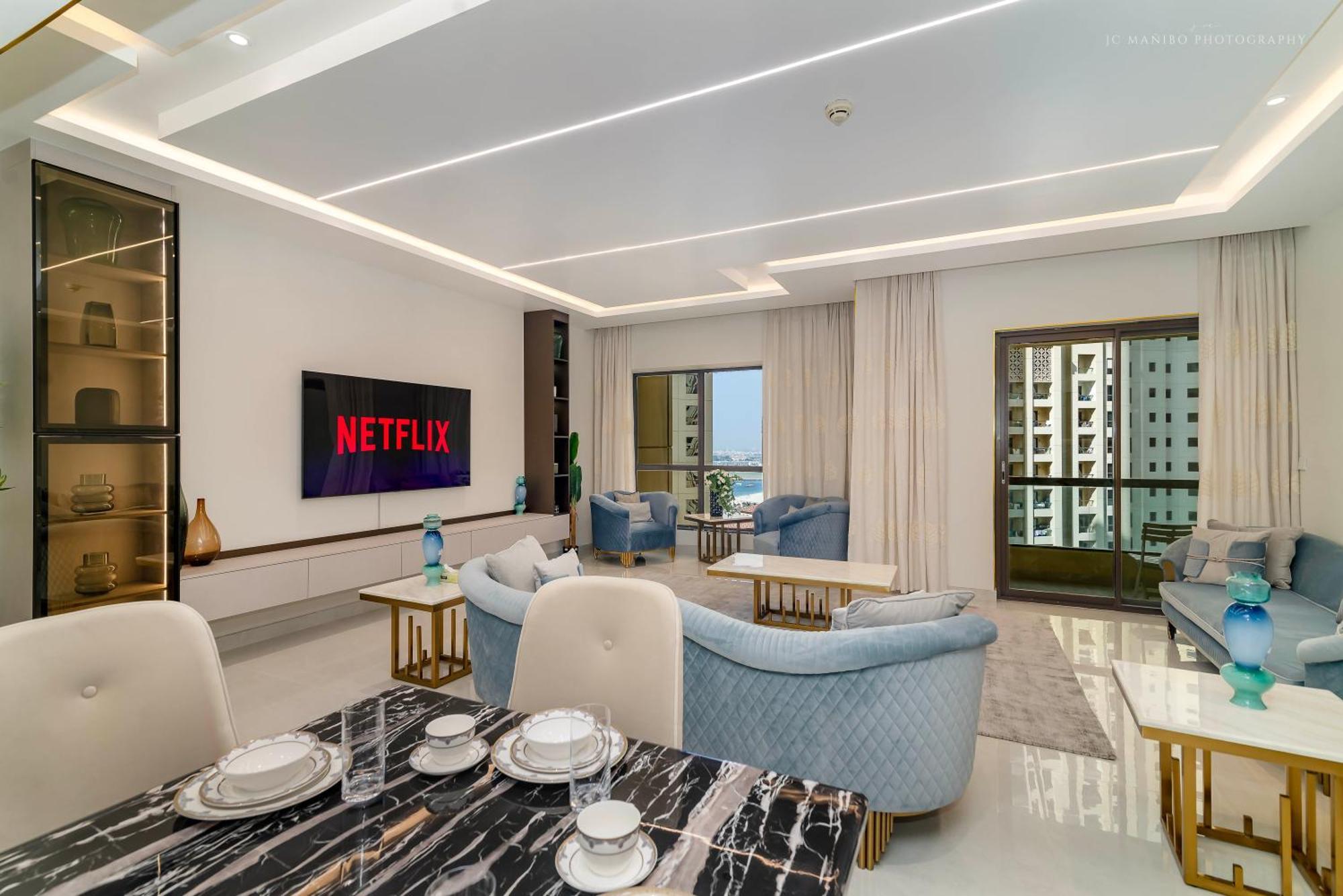 Apartamento Usmans 4Bdrm Jbr Sadaf Next To Ritz Carlton Walk Dubái Exterior foto